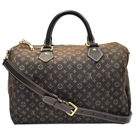 LOUIS VUITTON Mini Lin Speedy 30 Ebene